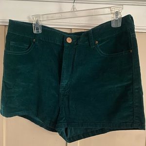 BDG velour shorts sz 12, 32 waist